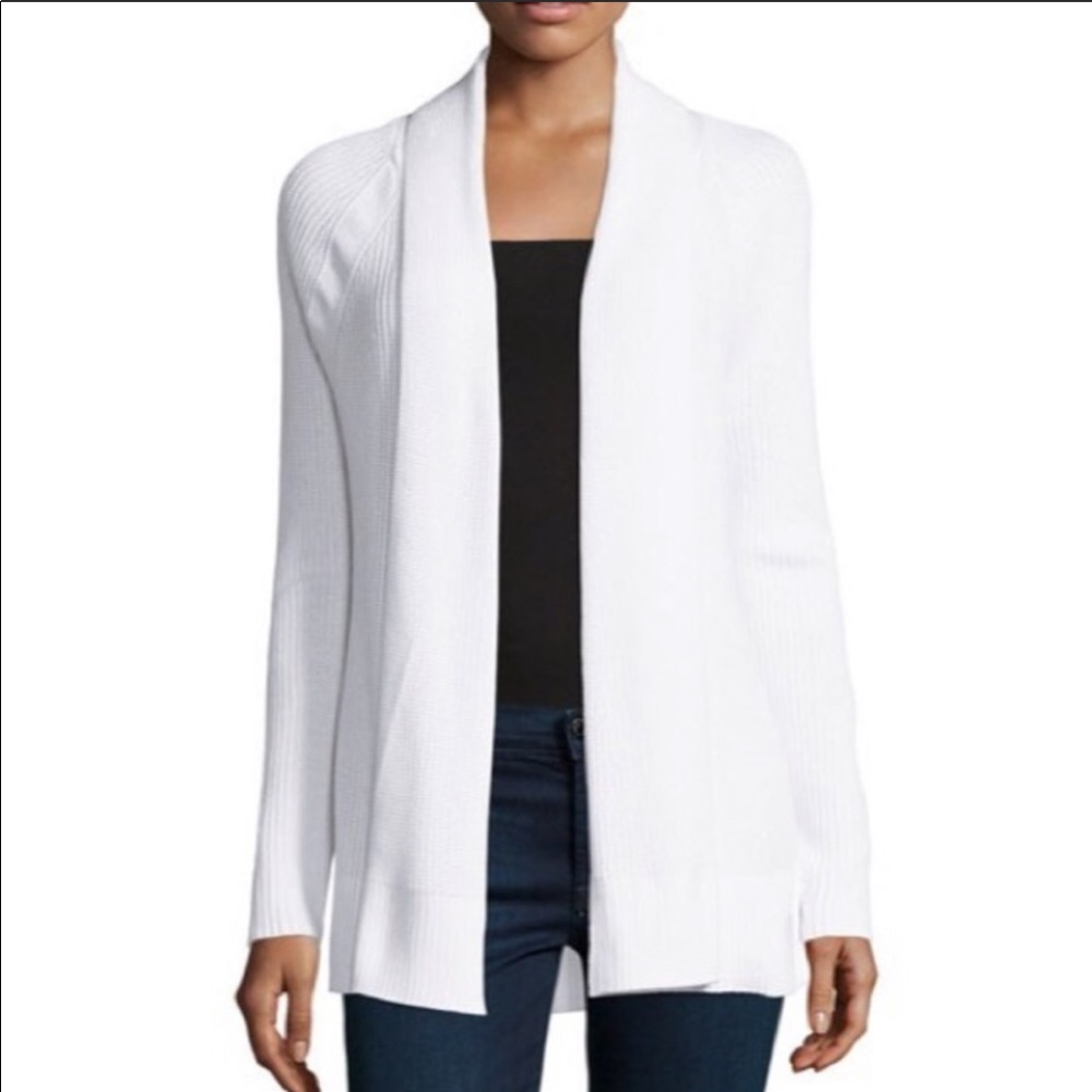 Vince 100% cotton shawl collar cardigan, small